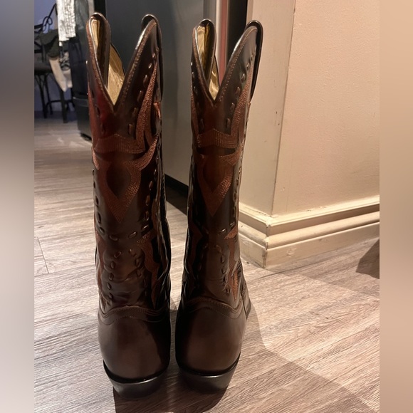 Sparkle chocolate cowboy boots - Picture 2 of 5